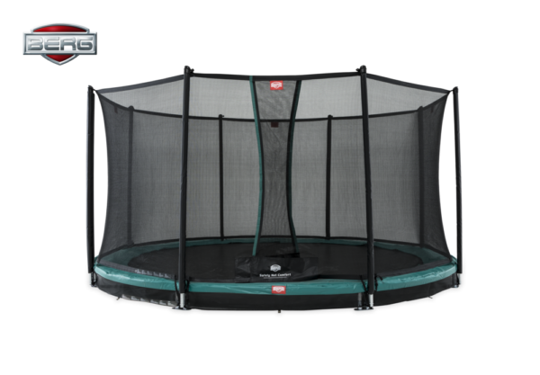 Trampolin springen Fun hüpfen InGround Flatground Sprungtuch Bodentrampolin Sicherheitsnetz ovales Tramolin rechteckiges Tramolin rundes Trampolin