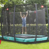 Trampolin springen Fun hüpfen InGround Flatground Sprungtuch Bodentrampolin Sicherheitsnetz ovales Tramolin rechteckiges Tramolin rundes Trampolin